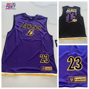 Size XXL UNK NBA Authentic Los Angeles Lakers #23